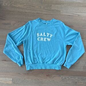 Salty Crew lightweight, Caribbean blue sweatshirt. Size medium.